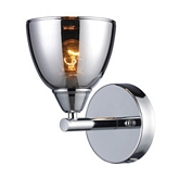 Reflections 1 Light Bath Vanity Fixture in Polished Chrome