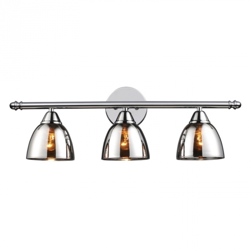 Reflections 3 Light Bath Vanity Fixture in Polished Chrome