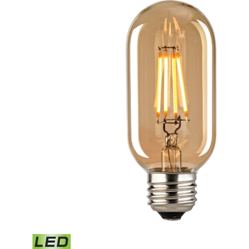 Filament Medium LED Bulb with Light Gold Tint (set of 4)