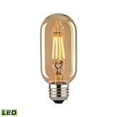 Filament Medium LED Bulb with Light Gold Tint (set of 4)