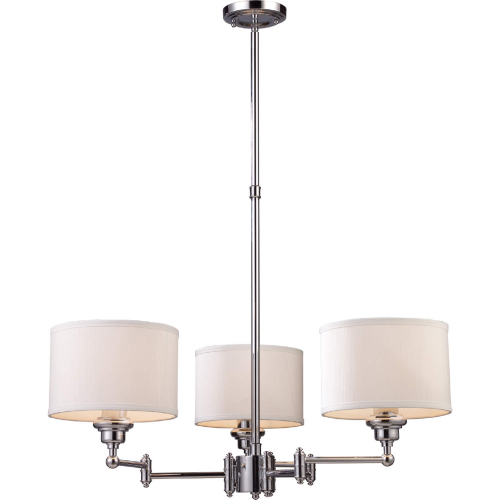 Westbrook 20"W 3 Light Chandelier in Polished Chrome