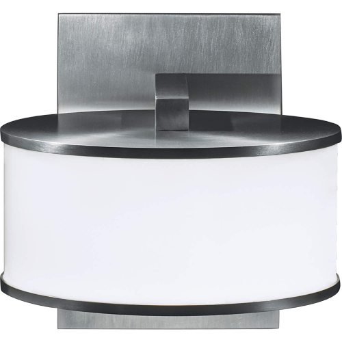 Timbale LED Wall Sconce in Brushed Aluminum & Acrylic