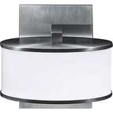 Timbale LED Wall Sconce in Brushed Aluminum & Acrylic