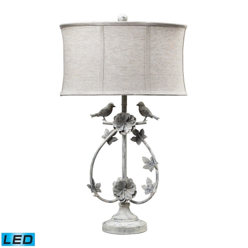 31" Saint Louis Heights LED Table Lamp in Antique White