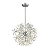 Snowburst 7 Light Chandelier in Polished Chrome & Crystals