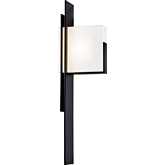 Oak Park Outdoor Wall Light in Matte Black