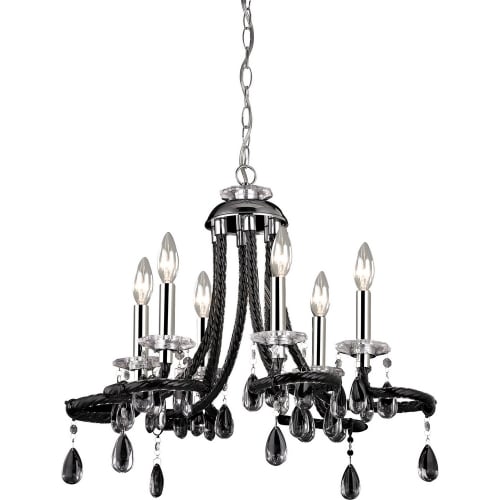 Black Acrylic Mini Chandelier