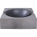 Volcano Outdoor Fire Pit in Gray Concrete & Metal