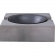 Volcano Outdoor Fire Pit in Gray Concrete & Metal