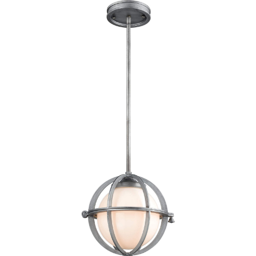 Aubridge 10" 1 Light Ceiling Pendant Light in Weathered Zinc