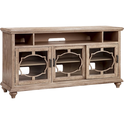 Bohema 64" Entertainment Console Table in Soft Brown