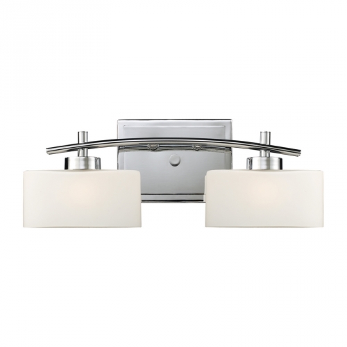 Eastbrook 2 Light Bath Vanity Fixture in Polished Chrome