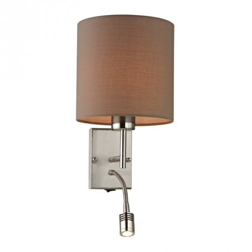 Regina 2 Light Wall Sconce in Brushed Nickel