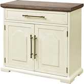 Locksmith Cabinet in Cream Finish Wood Veneer