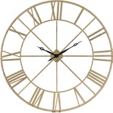 Pimlico Wall Clock in Gold Numeral