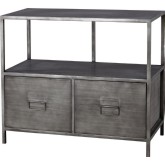 Gunther 32" TV Stand Media Unit in Graphite Metal