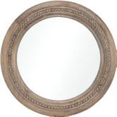 Riverrun Mirror in Natural Fir Wood