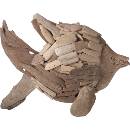 Natural Hand Made Driftwood Sculpture Angel Fish