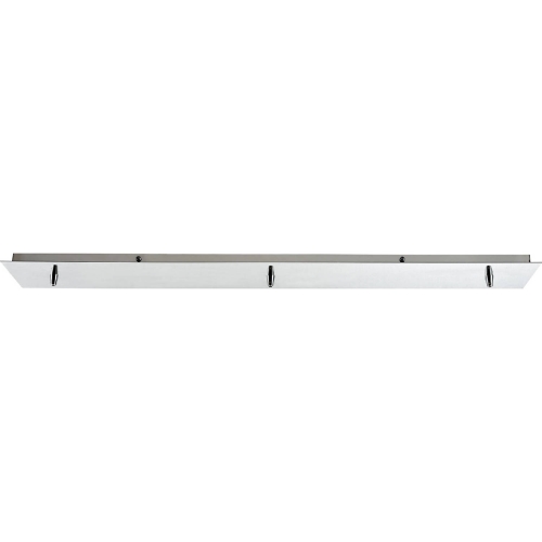 Illuminaire Accessories 3 Light Linear Light Pan in Polished Chrome