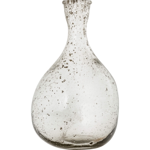 Tollington Vase in Clear Hand Formed Glass