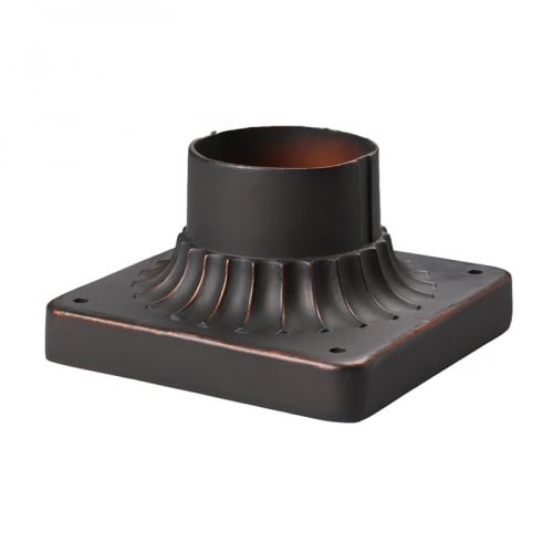 Outdoor Light Accessories Clay Bronze Post Mount