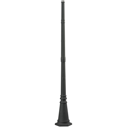 Outdoor Accessories Lamp Post in Charcoal Steel