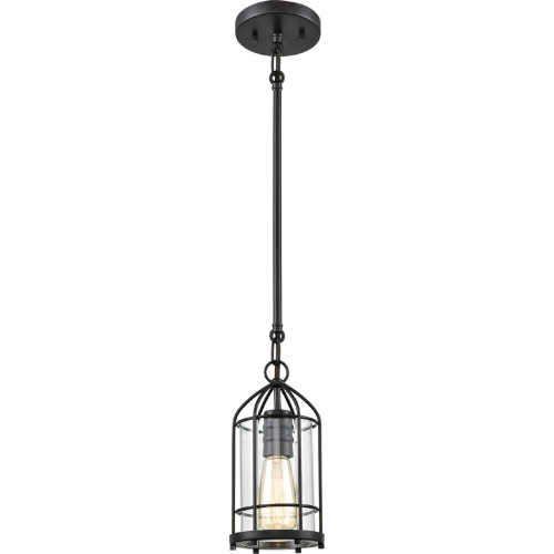 Southwick 5"W 1 Light Ceiling Pendant Light in Oil Rubbed Bronze & Glass