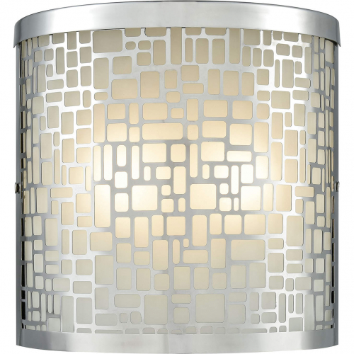 Hooper 8"H 2 Light Outdoor Wall Sconce in Silver