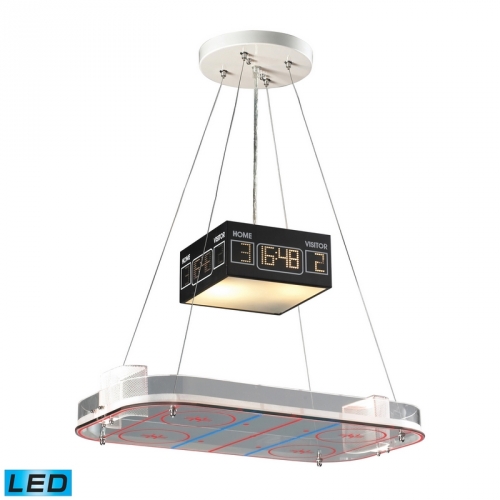 Novelty 2 Light Pendant Light in Hockey Motif (LED)