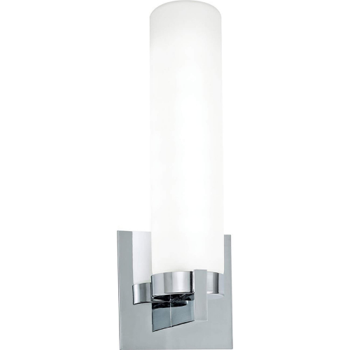 Newport Wall Sconce in Chrome & Opal Glass