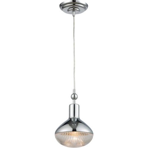 Ravette 6"W 1 Light Ceiling Pendant Light in Polished Chrome