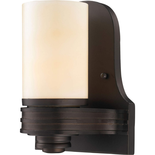 Waverly 10"H 1 Light Wall Sconce in Aged Bronze