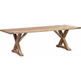 The Grove 96" Trestle Dining Table in Teak