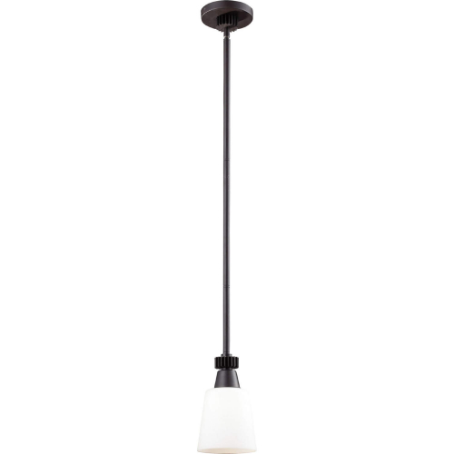 Boulton 5"W 1 Light Ceiling Pendant Light in Oiled Bronze