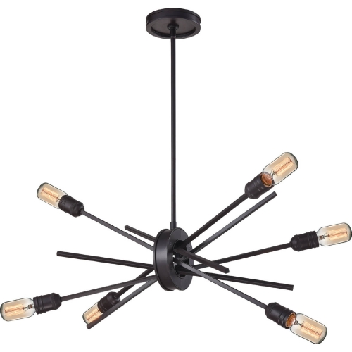 Xenia 6 Light Chandelier in Oil Rubbed Bronze