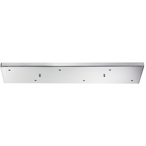 Illuminaire Accessories 6 Light Rectangular Pan in Polished Chrome