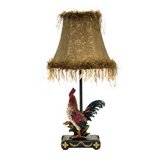 19" Petite Rooster Table Lamp in Ainsworth Finish