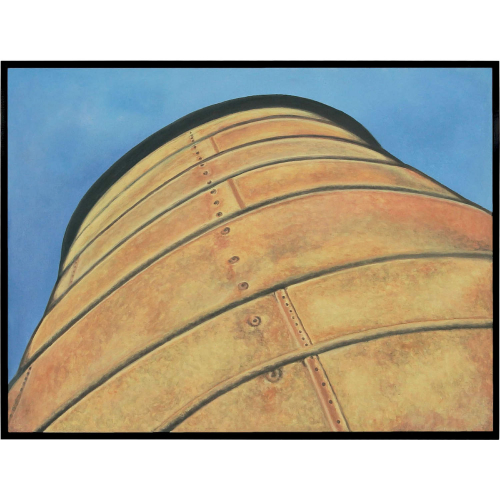 American Silo Canvas Wall Art in Multicolor