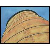 American Silo Canvas Wall Art in Multicolor