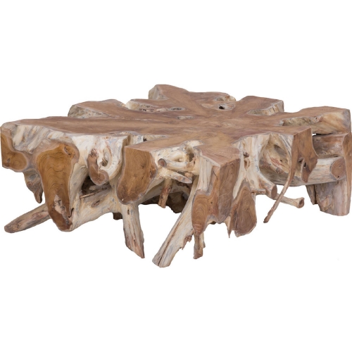 Teak Starburst Coffee Table