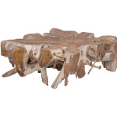 Teak Starburst Coffee Table