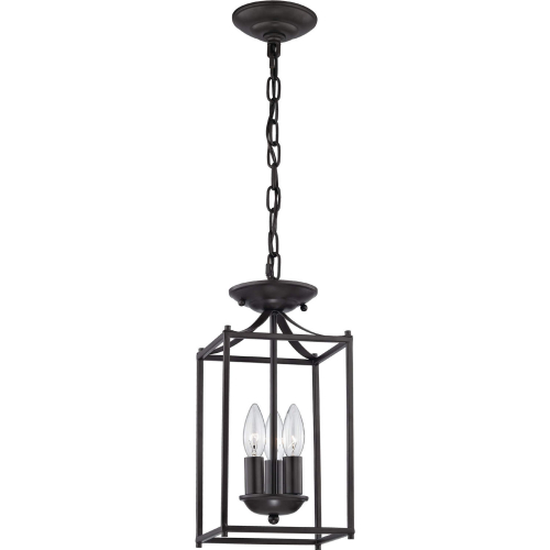 Foyer 7"W 3 Light Ceiling Pendant Light in Oil Rubbed Bronze