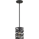 Vorticy 1 Light Ceiling Pendant in Oil Rubbed Bronze