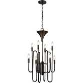 Decatur 19"W 8 Light Chandelier in Oil Rubbed Bronze