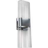 Gem LED Wall Sconce in Chrome & Clear Acrylic