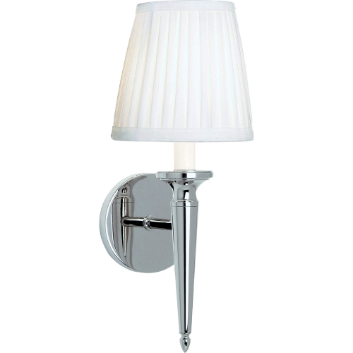 Georgetown 1 Light Wall Sconce in Polished Nickel