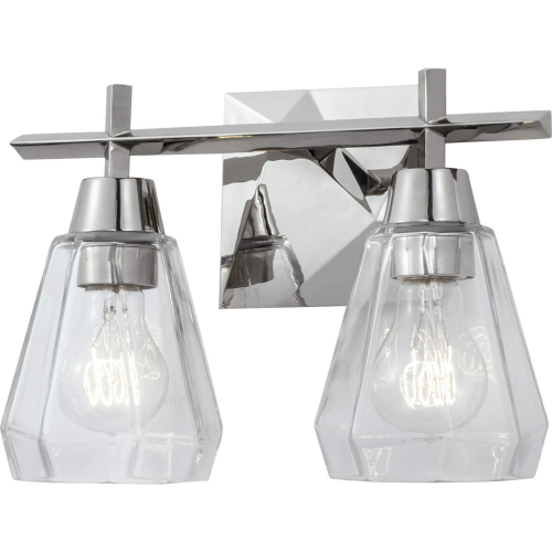 Arctic Vanity Light in Polished Nickel