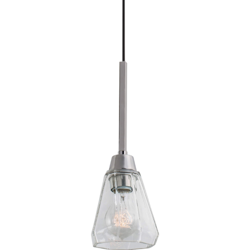 Arctic 1 Light Vanity Pendant in Polished Nickel