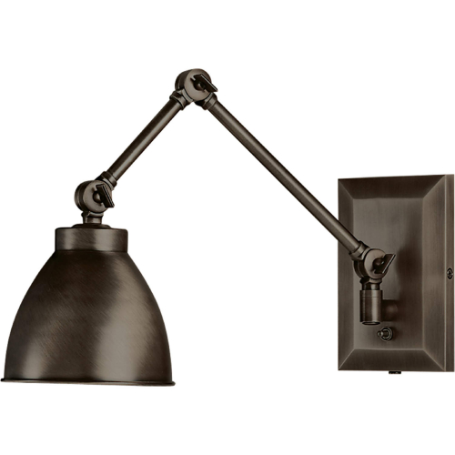 Maggie Swing Arm Wall Sconce in Architectural Bronze