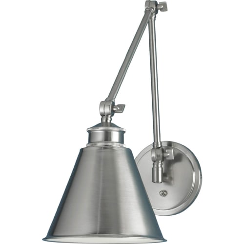 Aidan Moveable Wall Sconce in Brushed Nickel